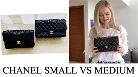 chanel flap small or medium